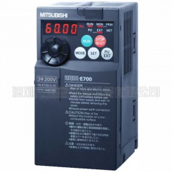 三菱變頻器FR-E720-0.1K日本原裝，電源三相220V,