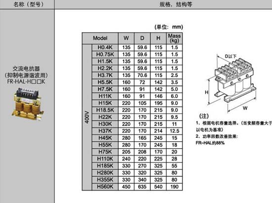 FR-HAL-H0.75 K尺寸圖